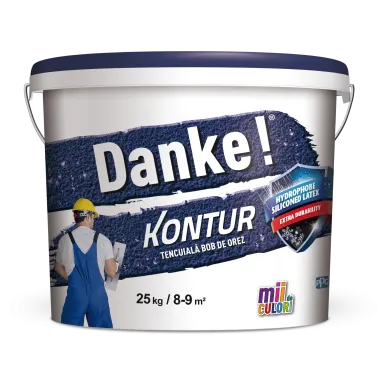 Декоративная штукатурка Барашек белый Nordic Kontur Danke!